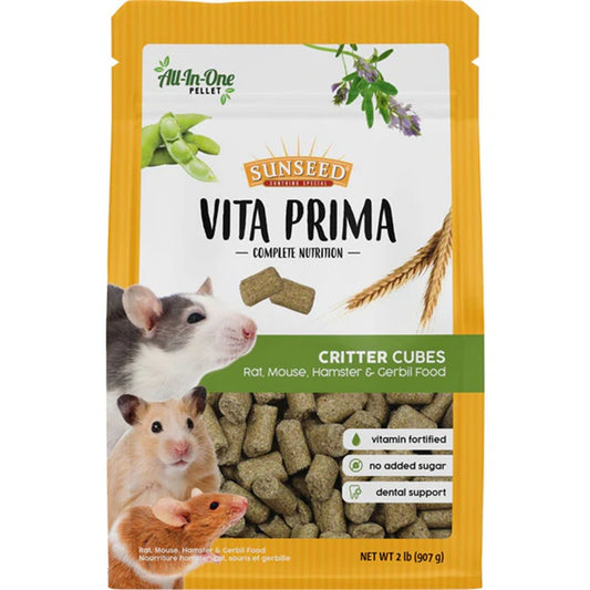 Sunseed Vita Prima Critter Cubes Food 2lb