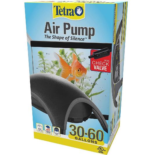 Tetra Whisper Air Pump with Check Valve 30-60 Gal