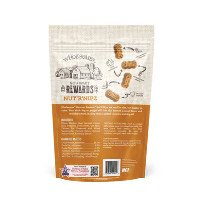 Wholesomes Gourmet Rewards Nut’R’Nipz Peanut Flavor Dog Biscuits 2lb