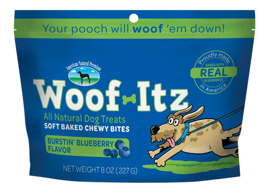 American Natural Premium Woof-Itz Burstin' Blueberry Dog Treats