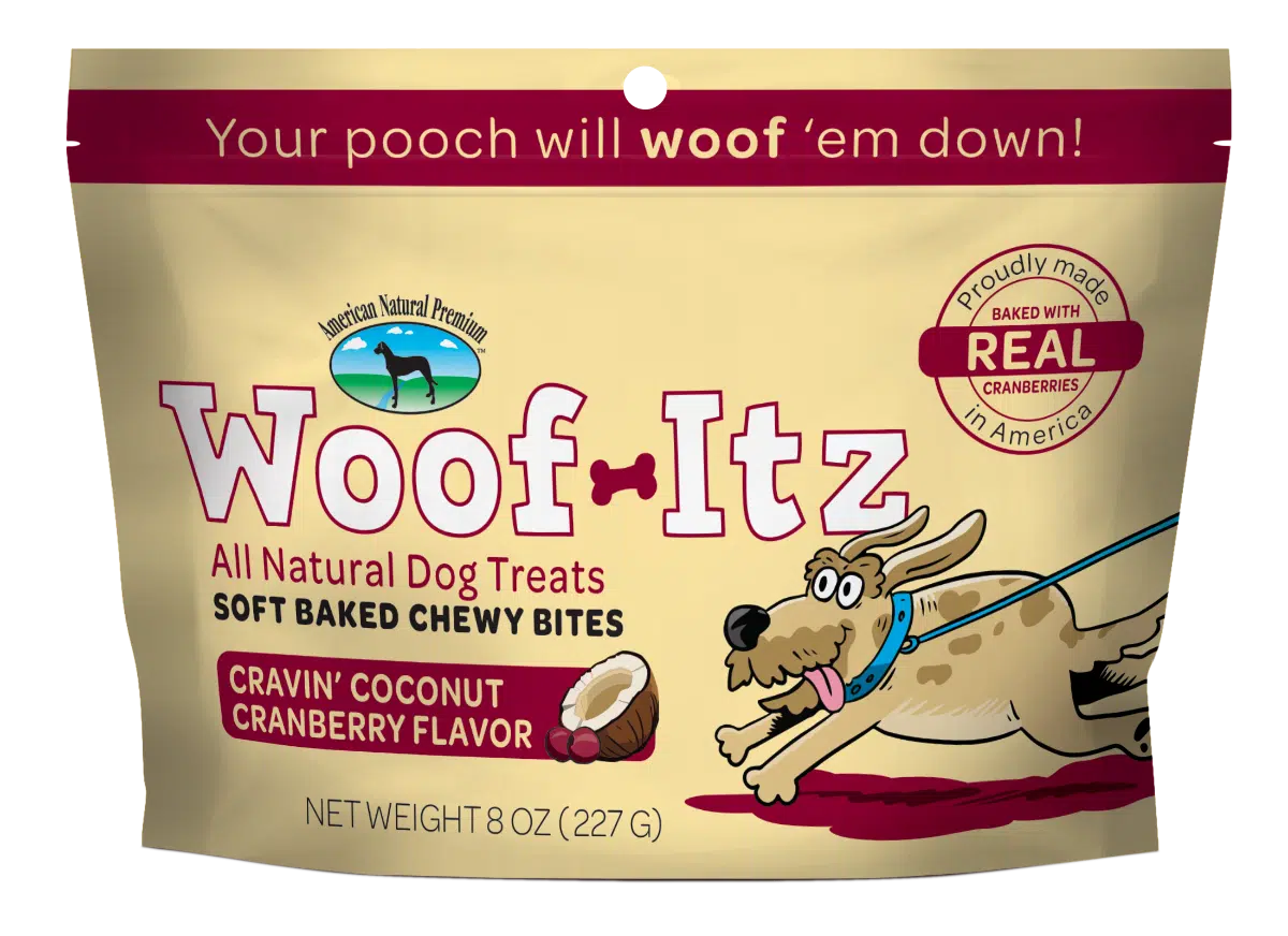 American Natural Premium Woof-Itz Cravin' Coconut Cranberry Dog Treats