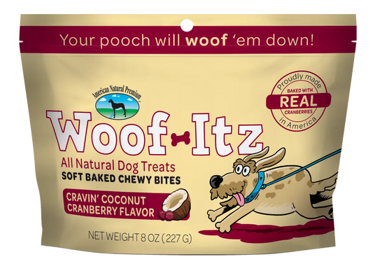 American Natural Premium Woof-Itz Cravin' Coconut Cranberry Dog Treats