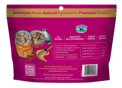 American Natural Premium Woof-Itz Smackin' PD & J Dog Treats 8 oz