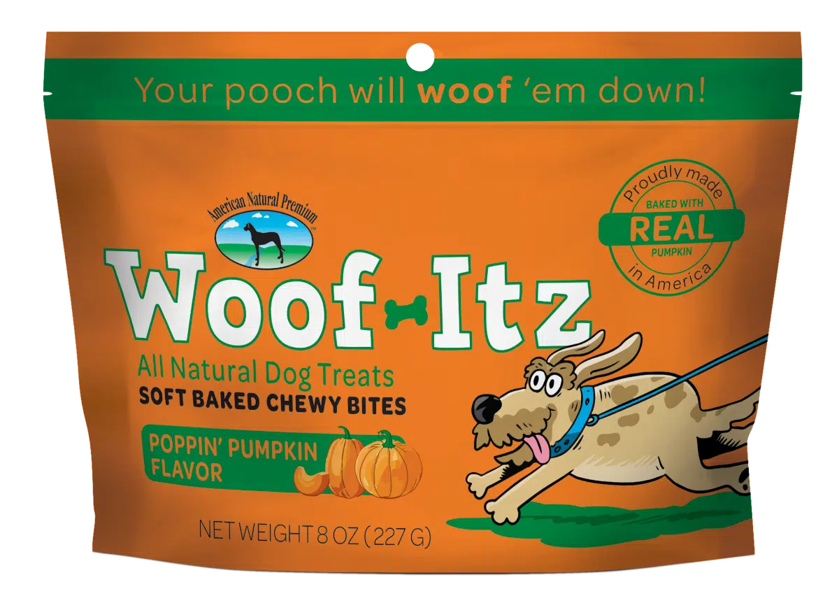 American Natural Premium Woof-Itz Poppin' Pumpkin Dog Treats