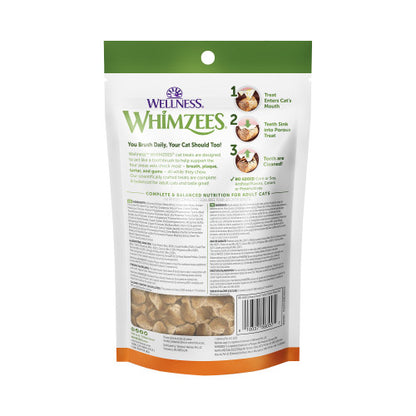 Whimzees Wellness Natural Dental Cat Treats Chicken Flavor, 2 oz.