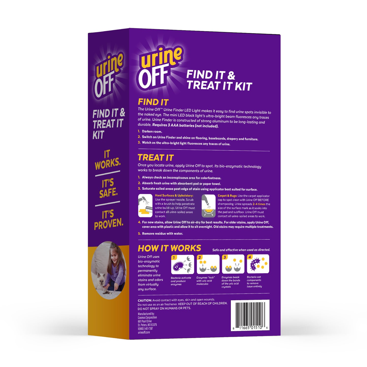 Urine Off Dog & Puppy Formula Find & Treat It Kit