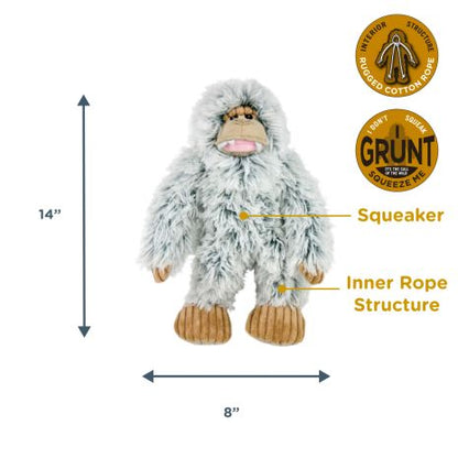 Tall Tails Yeti w/ Squeaker Dog Toy