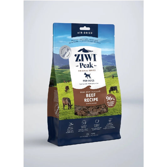 ZIWI Peak Beef Grain-Free Air-Dried Dog Food, 2.2lb