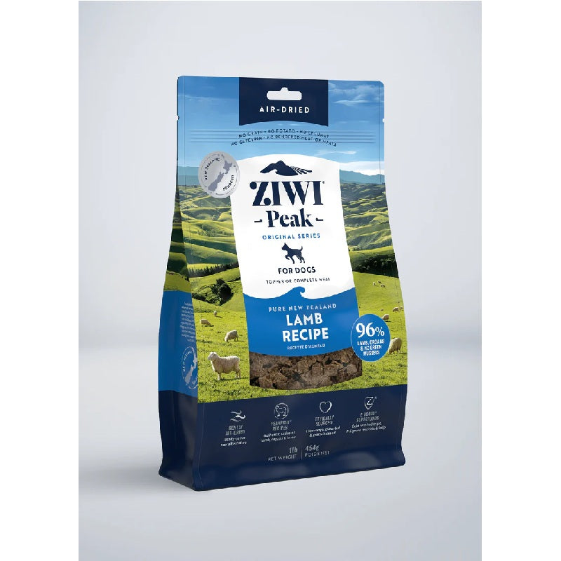 ZIWI Peak Lamb Grain-Free Air-Dried Dog Food, 2.2lb