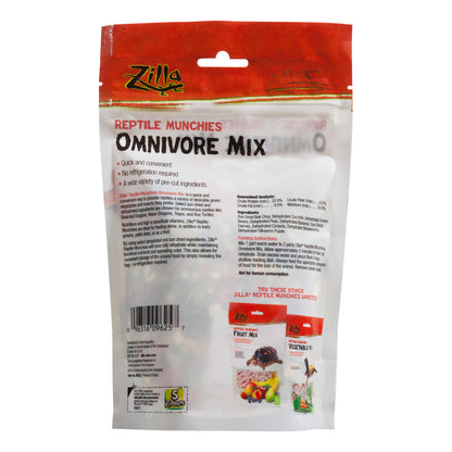 Zilla Reptile Munchies Omnivore Mix Lizard Food