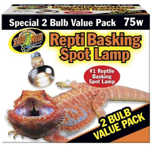 Zoo Med Repti Basking Spot Lamp Value Pack 75 Watts