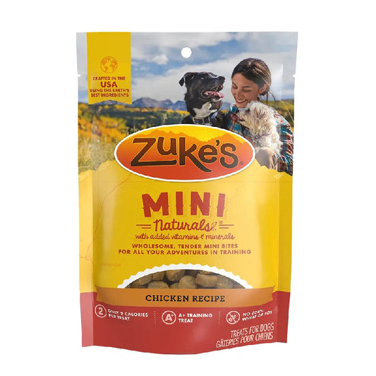 Zuke's Mini Naturals Chicken Recipe Training Dog Treats 6 oz