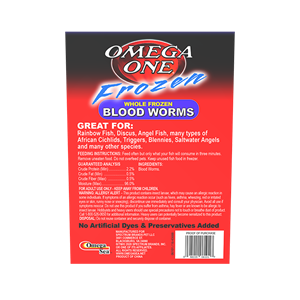 Omega One Frozen Blood Worms