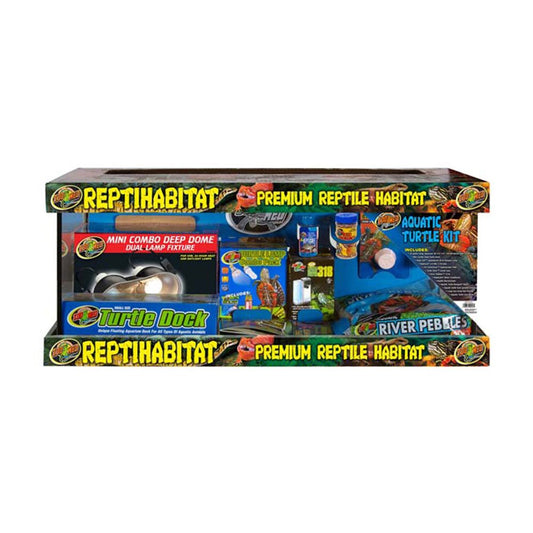 Zoo Med ReptiHabitat Aquatic Turtle Kit 20 Gallon