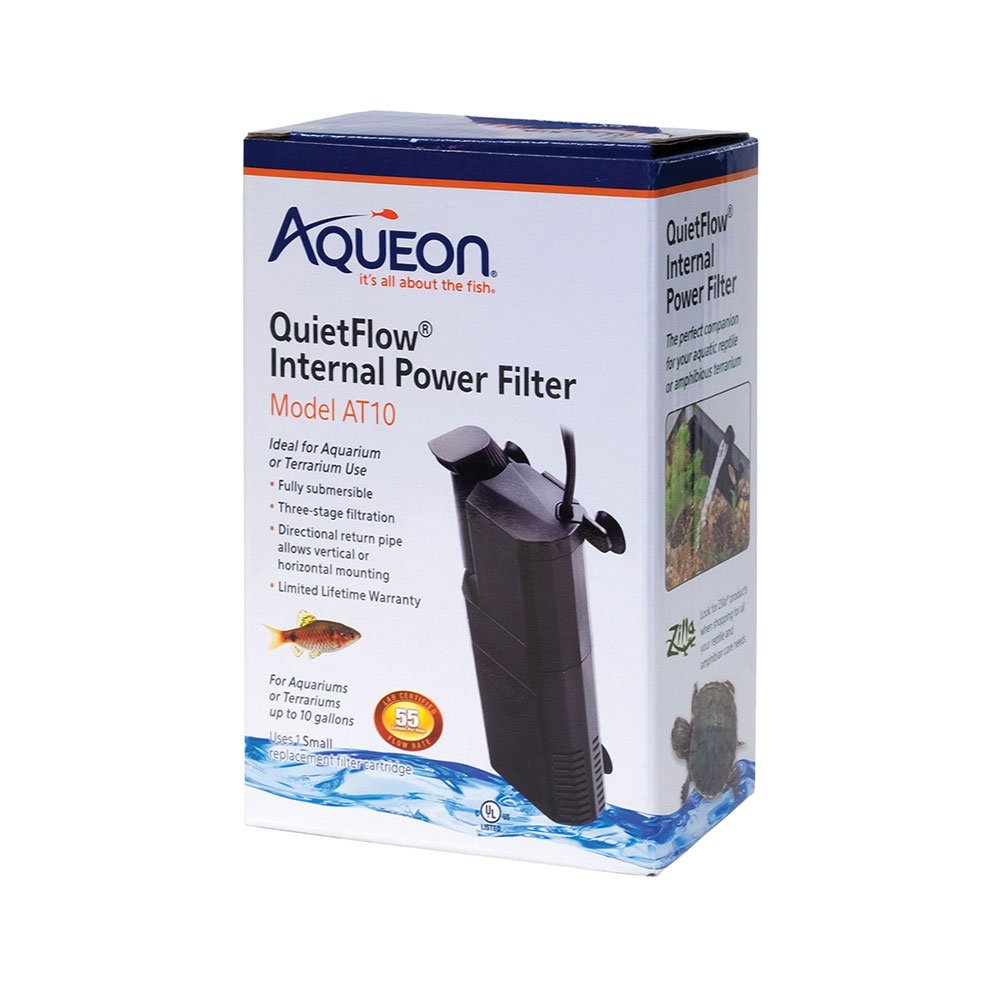 Aqueon QuietFlow Internal Power Filter 10 Gallon