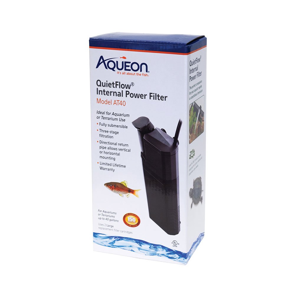 Aqueon QuietFlow Internal Power Filter 40 Gallon