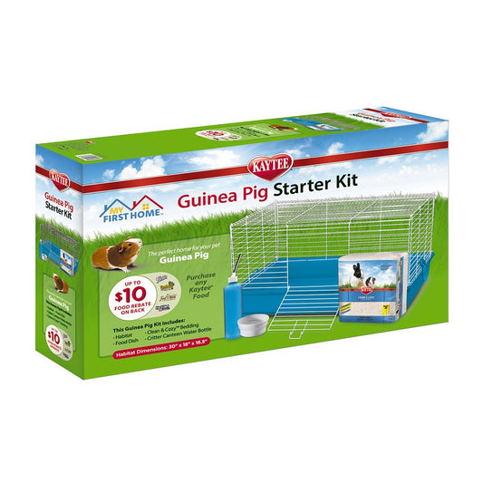 Kaytee My First Home Guinea Pig/Rabbit Starter Kit, 30" x 18" x 16.5"