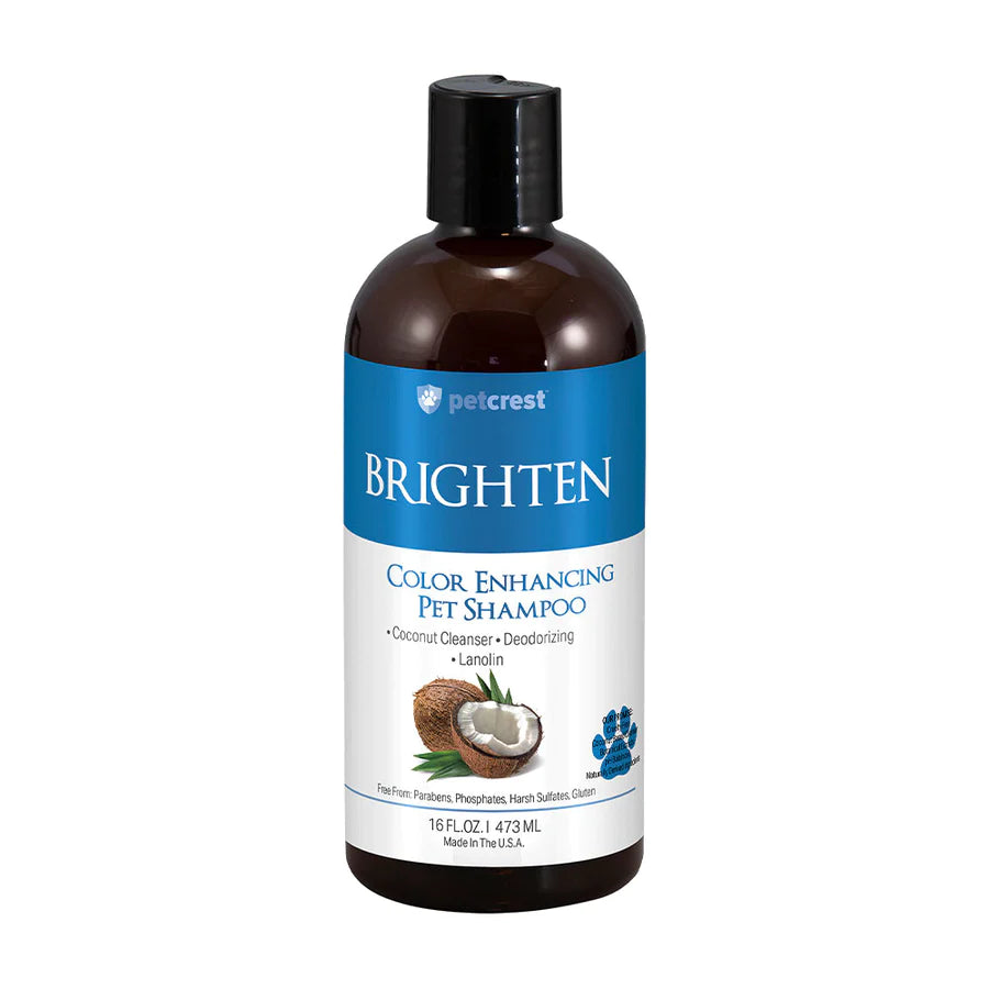 Petcrest Brightening Shampoo for Dogs & Cats 16 oz.