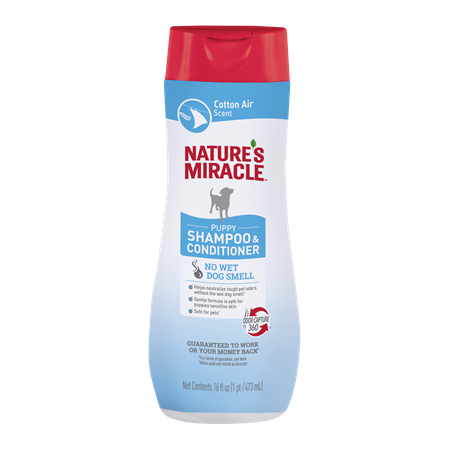 Nature's Miracle Puppy Shampoo Cotton Breeze, 16 oz.