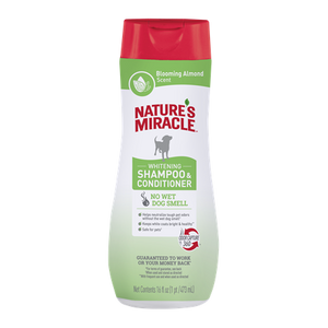 Nature's Miracle Whitening Shampoo for Dogs Flowering Almond, 16 oz.