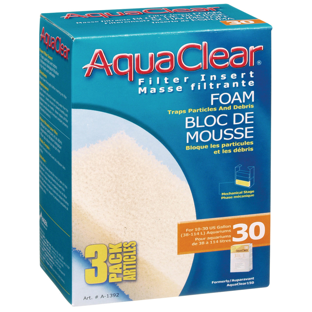 AquaClear 30 Foam Media Insert 3 pack
