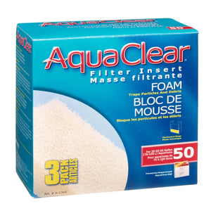 AquaClear Foam 50 Media Insert 3 Pack