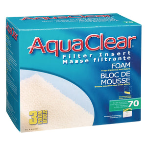 AquaClear Foam 70 Media Insert 3 Pack