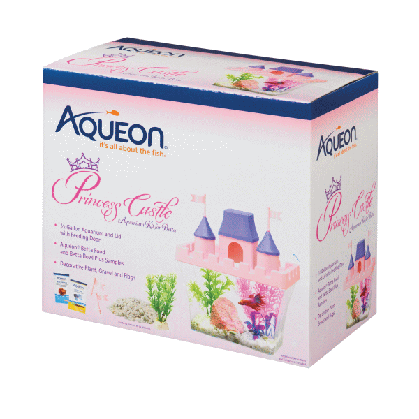 Aqueon Princess Castle 0.5 Gallon Kit