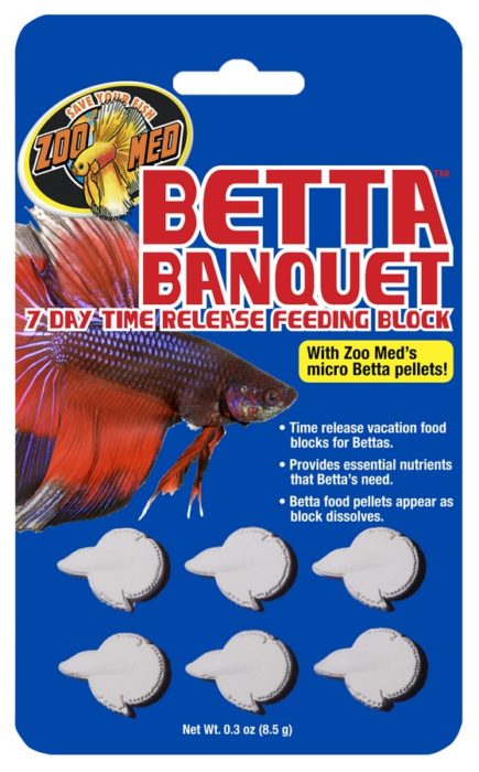 Zoo Med Betta Banquet 7 Day Time Released Feeding Block