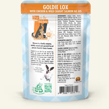 Load image into Gallery viewer, Weruva Dogs in the Kitchen Goldie Lox 2.8 oz. Pouch
