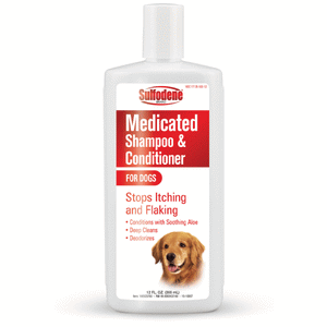 Sulfodene Medicated Shampoo & Conditioner for Dogs 12 oz.