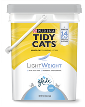 Load image into Gallery viewer, Tidy Cats Multi-Cat Clumping Cat Litter Light Weight with Glade Clear Springs
