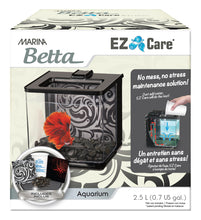 Load image into Gallery viewer, Marina EZ-Care 0.7 Gallon Betta Kit Black
