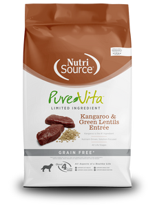 NutriSource Pure Vita Kangaroo & Green Lentils Entree