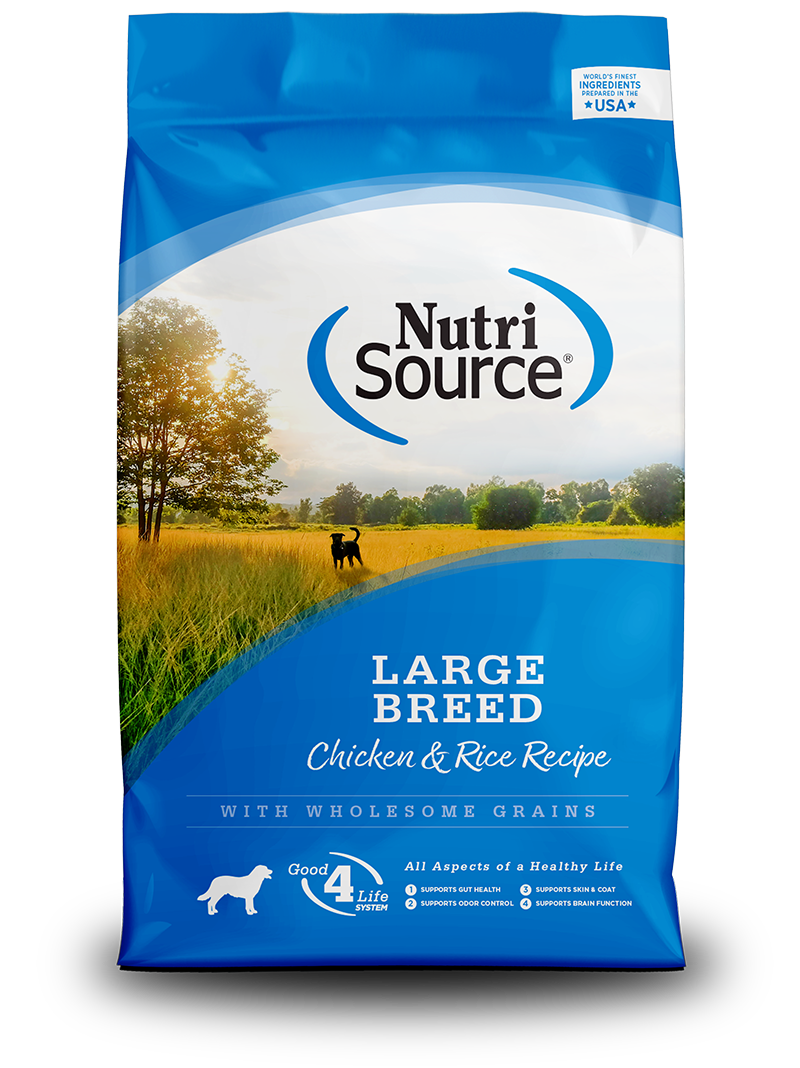 NutriSource Large Breed Chicken & Rice