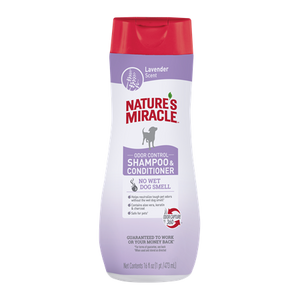Nature's Miracle Oder Control Shampoo for Dogs Lavender 16 oz.