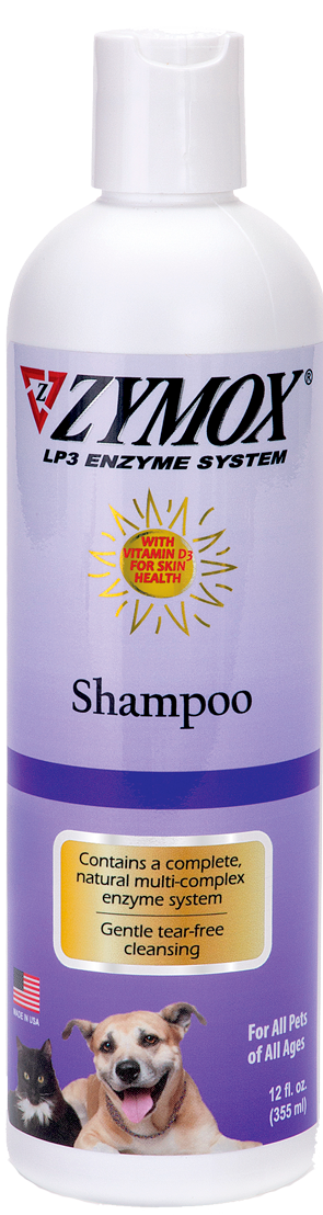 Zymox Shampoo for Dogs & Cats 12 oz.