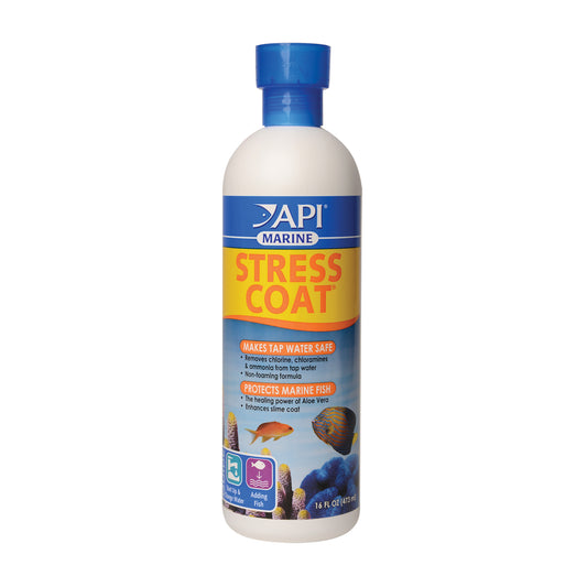 API Marine Stress Coat Saltwater Aquarium Water Conditioner