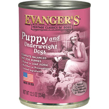 Load image into Gallery viewer, Evanger&#39;s Heritage Classic Puppy Food 12.8 oz. Can
