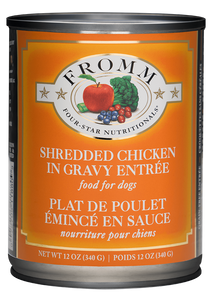 Fromm Shredded Chicken in Gravy Entree 12 oz. Can