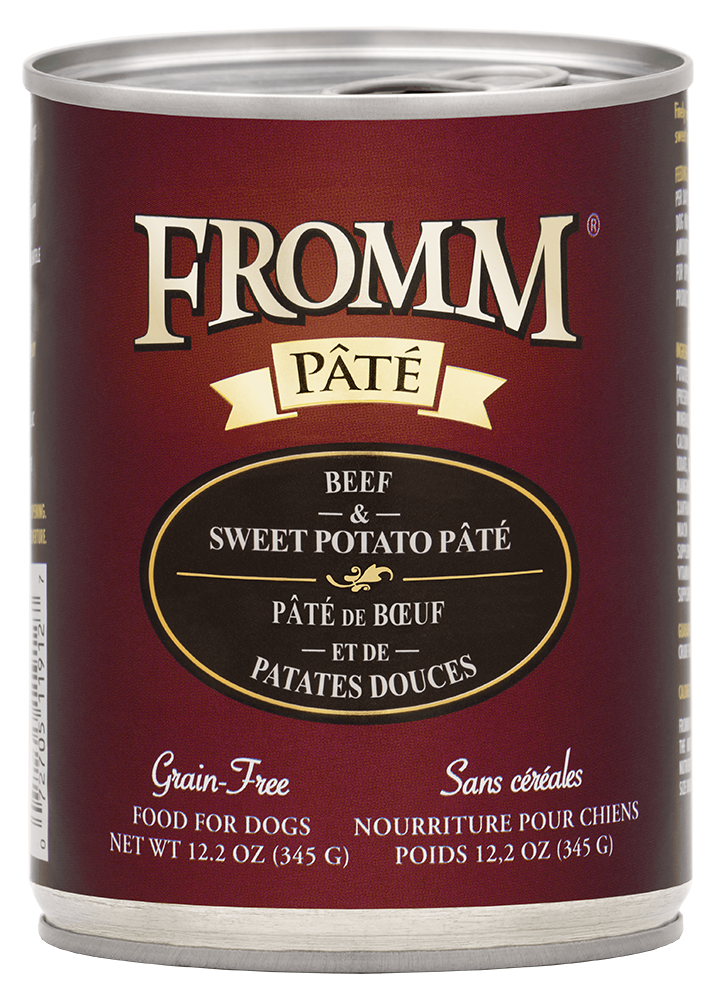 Fromm Beef & Sweet Potatoe Pate 12.2 oz. Can