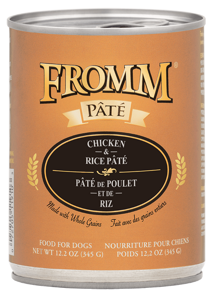 Fromm Chicken & Rice Pate Canned Dog Food