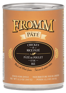 Fromm Chicken & Rice Pate 12.2 oz. Can