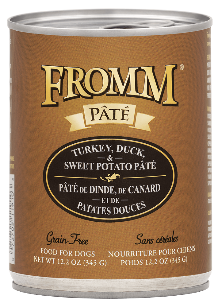 Fromm Turkey, Duck, & Sweet Potato Pate 12.2 oz. Can