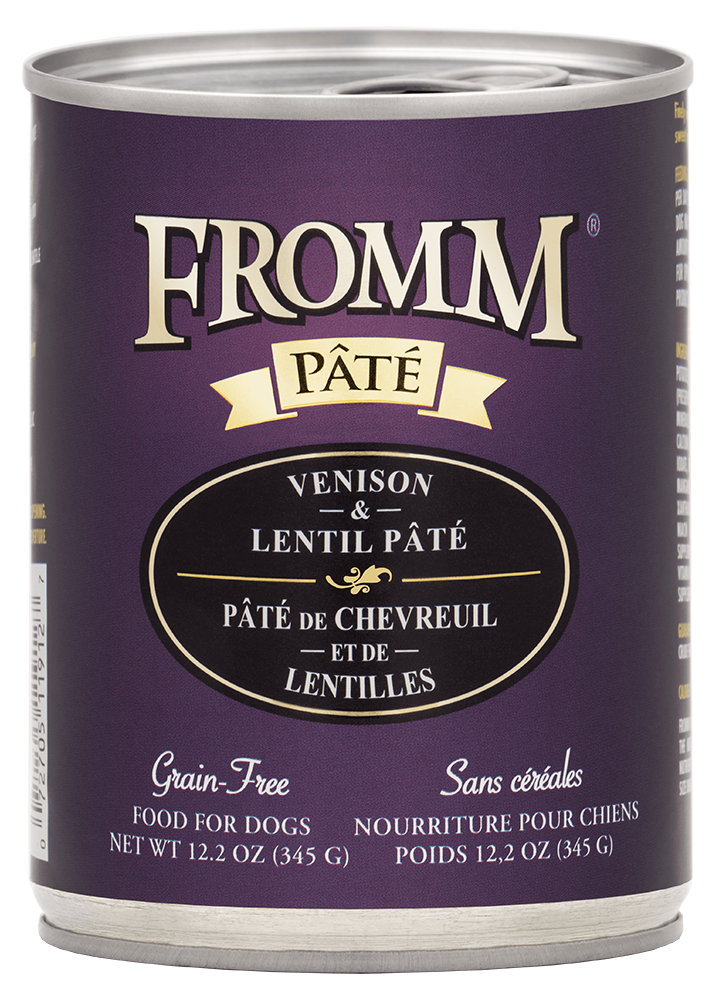 Fromm Venison & Lentil Pate 12.2 oz. Can