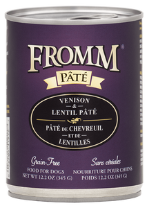 Fromm Venison & Lentil Pate 12.2 oz. Can