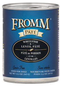 Fromm Whitefish & Lentil Pate 12.2 oz. Can