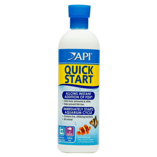 API Quick Start Freshwater & Saltwater Aquarium Water Treatment