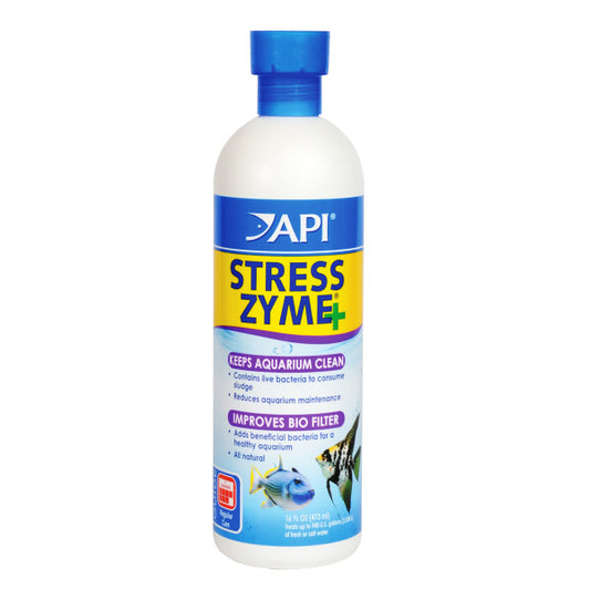 API Stress Zyme Freshwater & Saltwater Aquarium Water Cleaner